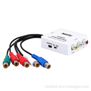 Mini YPbPr to AV/ Cvbs Converter